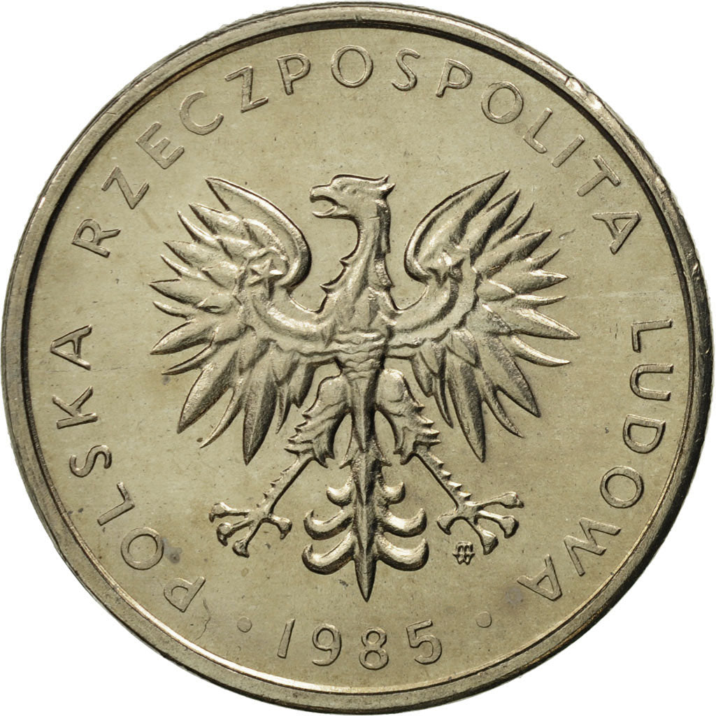Coin, Poland, 10 Zlotych, 1985, Warsaw, MS(65-70), Copper-nickel, KM:152.1