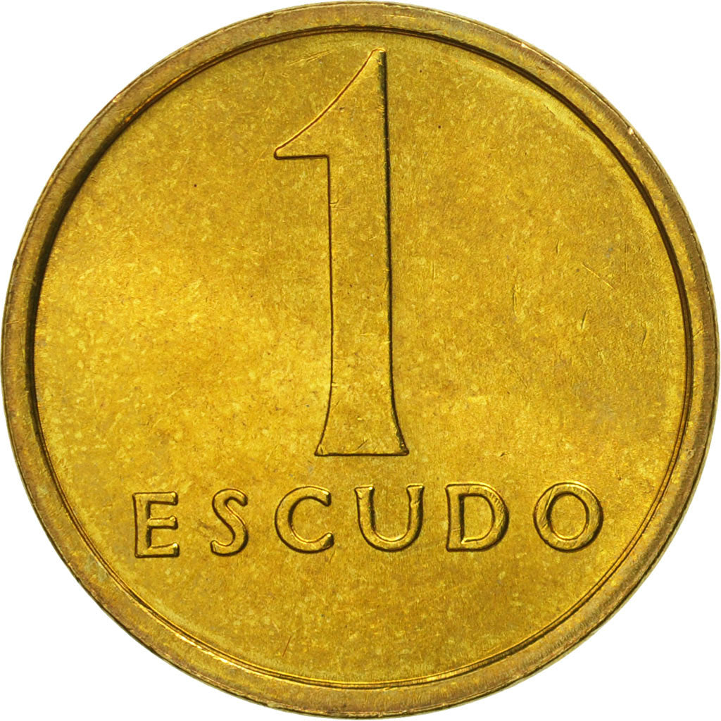 Coin, Portugal, Escudo, 1984, MS(65-70), Nickel-brass, KM:614