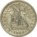 Portugal, 2-1/2 Escudos, 1984, MS(65-70), Copper-nickel, KM:590