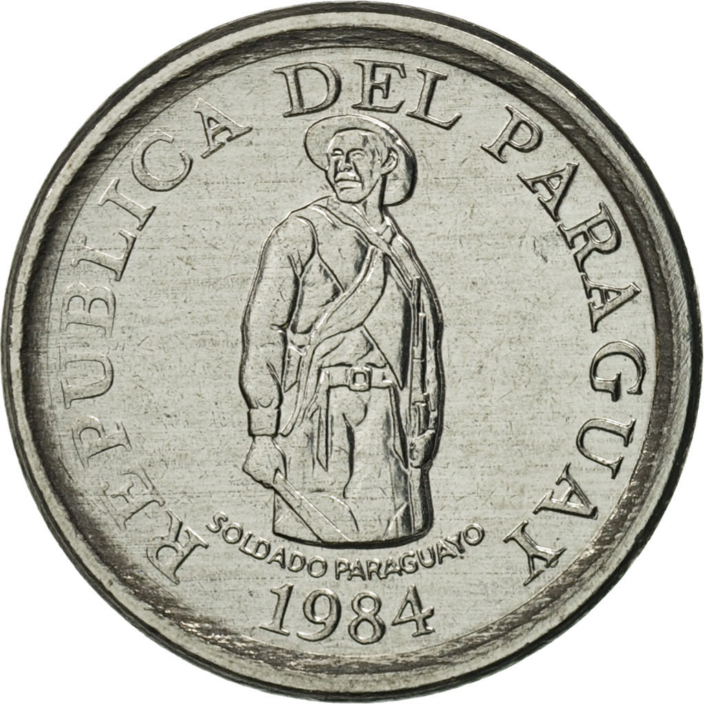 Paraguay, Guarani, 1984, MS(65-70), Stainless Steel, KM:165