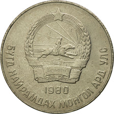 Mongolia, 50 Mongo, 1980, SC, Cobre - níquel, KM:33