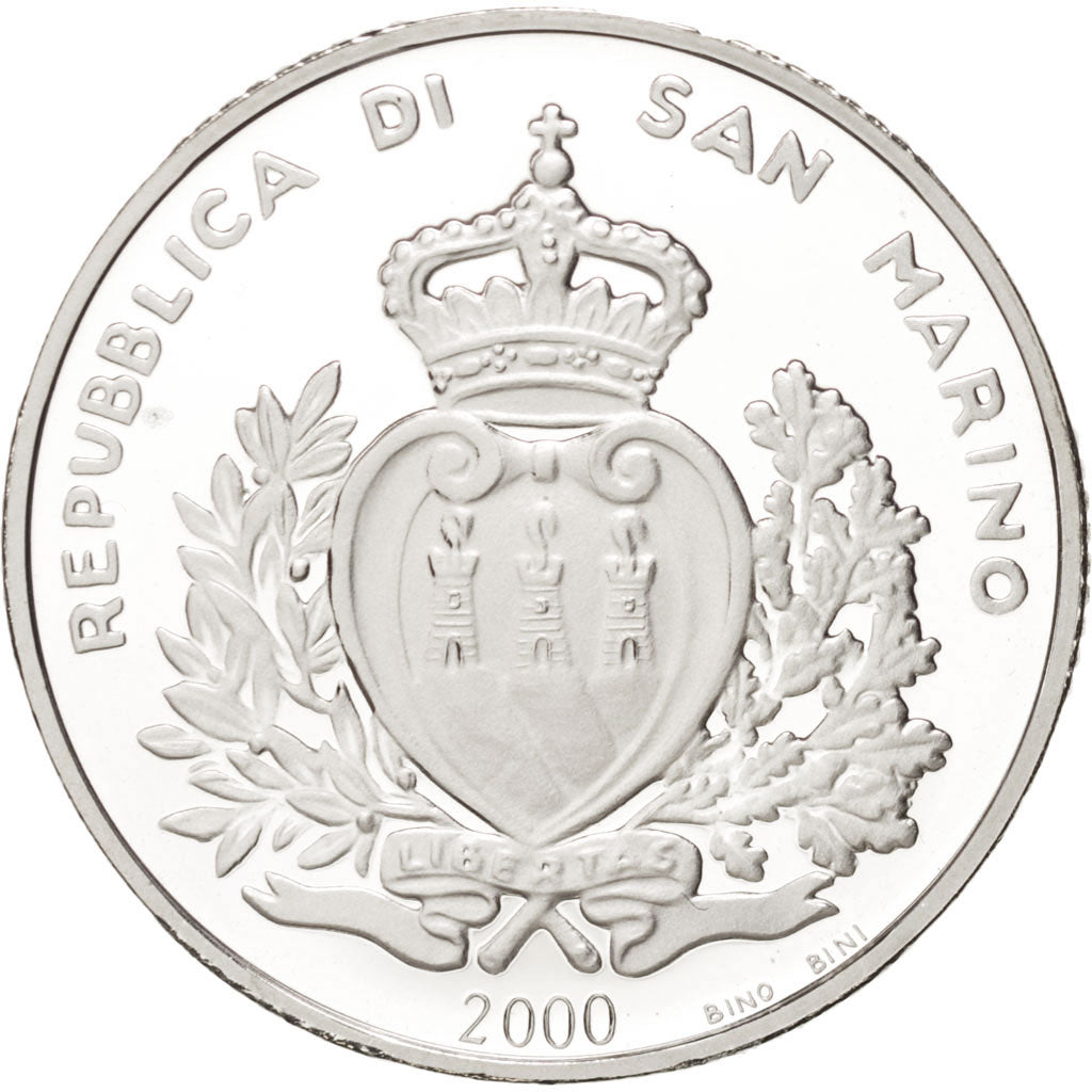 San Marino, 10000 Lire, 2000, FDC, Argento, KM:419