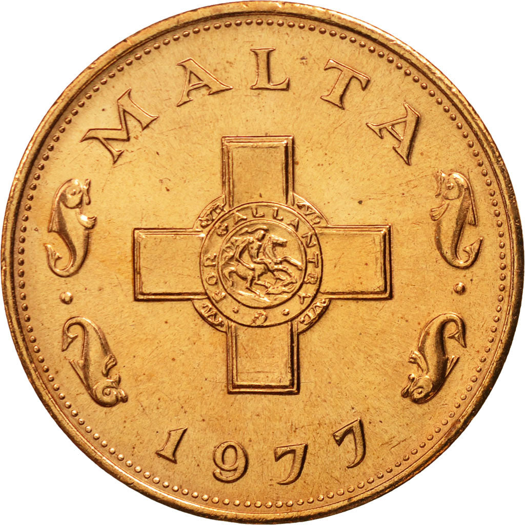 Münze, Malta, Cent, 1977, British Royal Mint, STGL, Bronze, KM:8
