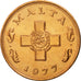 Münze, Malta, Cent, 1977, British Royal Mint, STGL, Bronze, KM:8