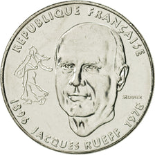 Monnaie, France, Jacques Rueff, Franc, 1996, Paris, SPL, Nickel, KM:1160