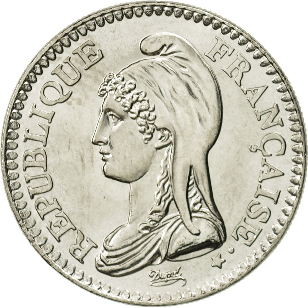 Coin, France, République, Franc, 1992, Paris, MS(63), Nickel, KM:1004.1