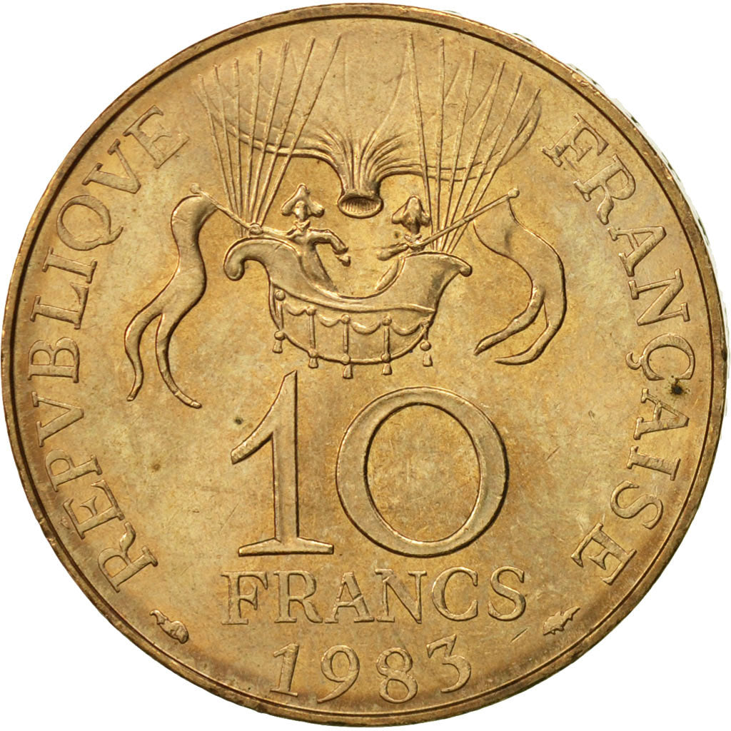 Coin, France, La conquête, 10 Francs, 1983, Paris, MS(63), Nickel-Bronze