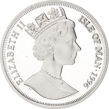Isola di Man, Elizabeth II, 15 Euro, 1996, FDC, Argento, KM:719