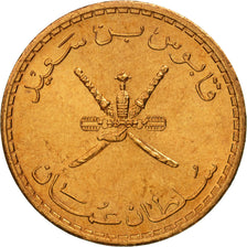 Coin, Oman, Qabus bin Sa'id, 5 Baisa, 1979, British Royal Mint, MS(63), Bronze