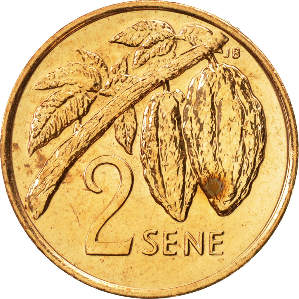 Moneta, Samoa, 2 Sene, 1996, FDC, Bronzo, KM:13
