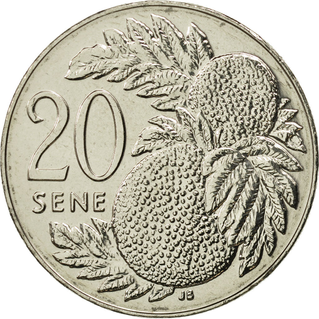 Coin, Samoa, 20 Sene, 2000, MS(65-70), Copper-nickel, KM:16