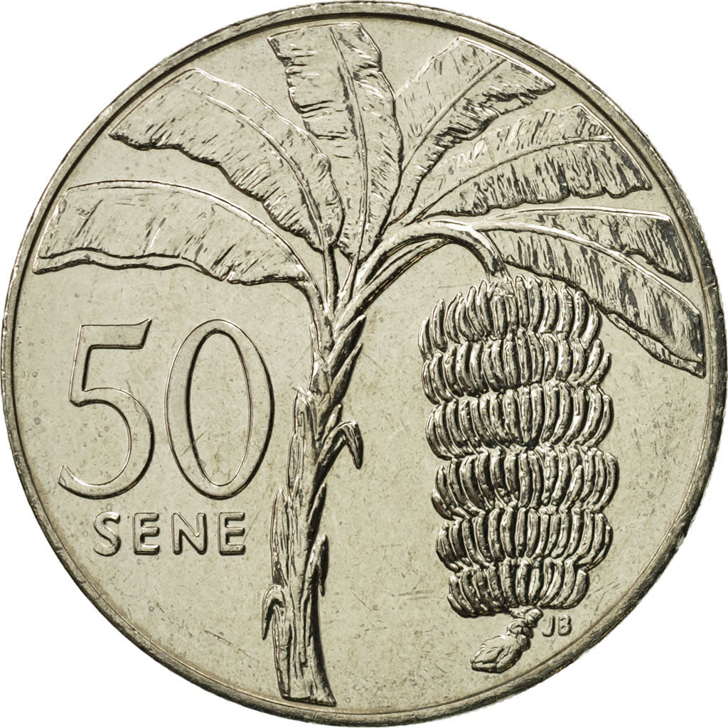Samoa, 50 Sene, 2000, MS(65-70), Copper-nickel, KM:17