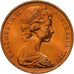 Australia, Elizabeth II, 2 Cents, 1980, FDC, Bronzo, KM:63