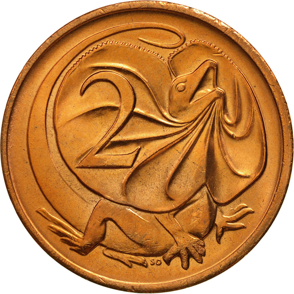 Australia, Elizabeth II, 2 Cents, 1980, FDC, Bronzo, KM:63