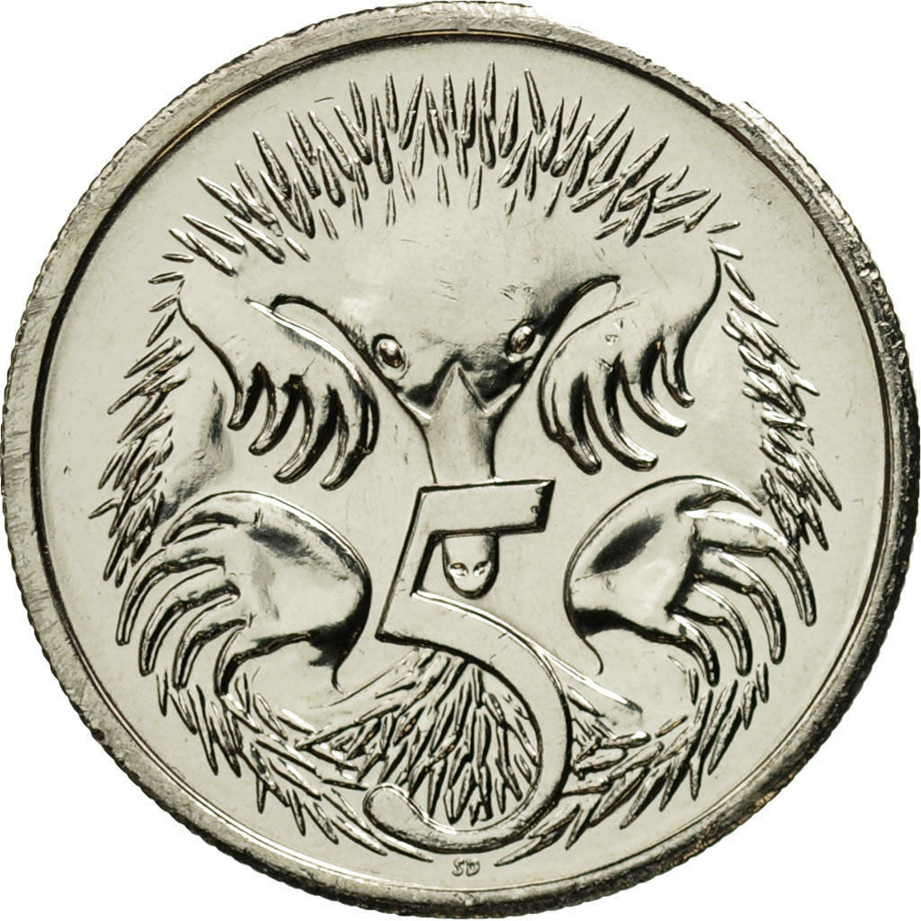 Moneta, Australia, Elizabeth II, 5 Cents, 2005, FDC, Rame-nichel, KM:401