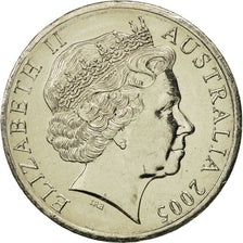 Coin, Australia, Elizabeth II, 20 Cents, 2005, Royal Australian Mint, MS(65-70)