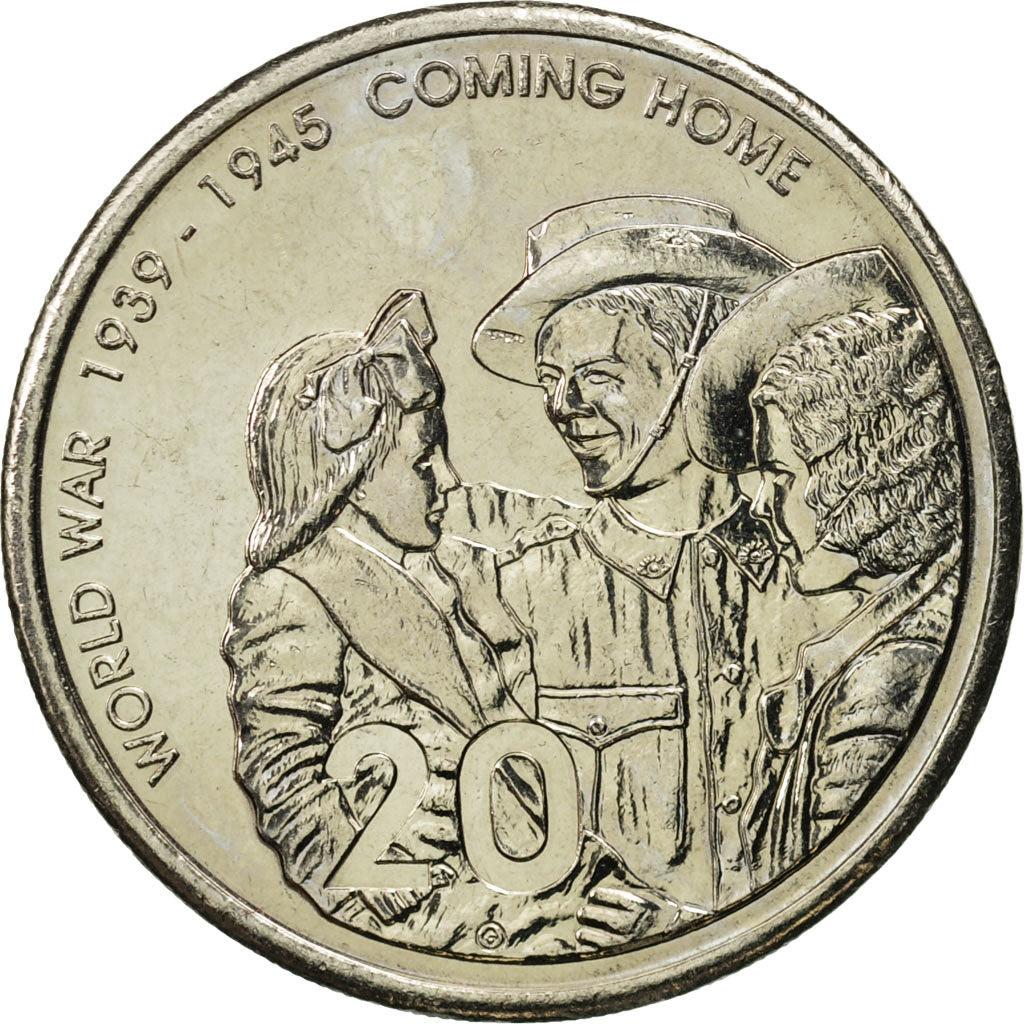 Coin, Australia, Elizabeth II, 20 Cents, 2005, Royal Australian Mint, MS(65-70)