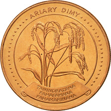 Coin, Madagascar, 5 Ariary, 1996, MS(65-70), Copper Plated Steel, KM:23