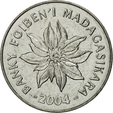 Madagascar, Ariary, 2004, Paris, MS(65-70), Stainless Steel, KM:29