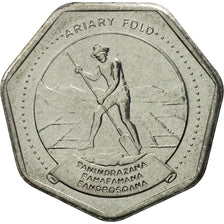 Madagascar, 10 Ariary, 1999, Royal Canadian Mint, MS(65-70), Stainless Steel
