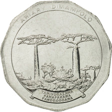 Madagascar, 50 Ariary, 2005, Royal Canadian Mint, MS(65-70), Stainless Steel