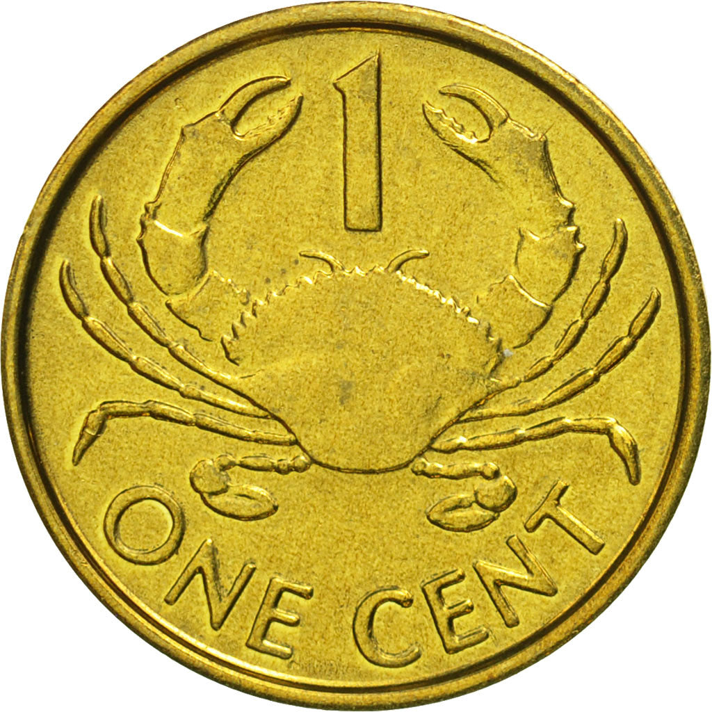 Coin, Seychelles, Cent, 2004, British Royal Mint, MS(65-70), Brass, KM:46.2