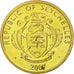 Seychelles, 10 Cents, 2007, Pobjoy Mint, MS(65-70), Brass plated steel, KM:48a