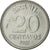 Monnaie, Brésil, 20 Centavos, 1987, FDC, Stainless Steel, KM:603