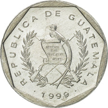 Guatemala, Centavo, Un, 1999, MS(65-70), Aluminum, KM:282