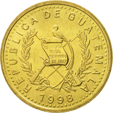Guatemala, 50 Centavos, 1998, MS(65-70), Nickel-brass, KM:283