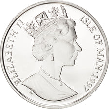 Isola di Man, Elizabeth II, 10 Euro, 1997, FDC, Argento, KM:795