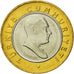 Coin, Turkey, 50 New Kurus, 2005, Istanbul, MS(65-70), Bi-Metallic, KM:1168