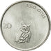 Slovenia, 20 Stotinov, 1992, MS(65-70), Aluminum, KM:8
