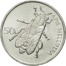 Coin, Slovenia, 50 Stotinov, 1993, MS(65-70), Aluminum, KM:3