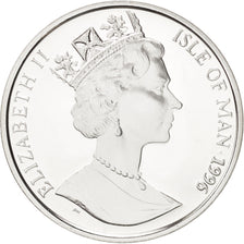 Isola di Man, Elizabeth II, 10 Euro, 1996, FDC, Argento, KM:718