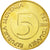 Moneta, Słowenia, 5 Tolarjev, 2000, MS(65-70), Mosiądz niklowy, KM:6