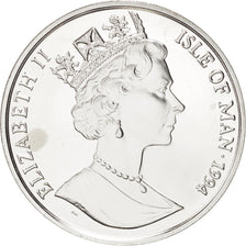 ISLE OF MAN, 15 ECUs, 1994, Pobjoy Mint, KM #711, MS(65-70), Silver, 30, 10.00