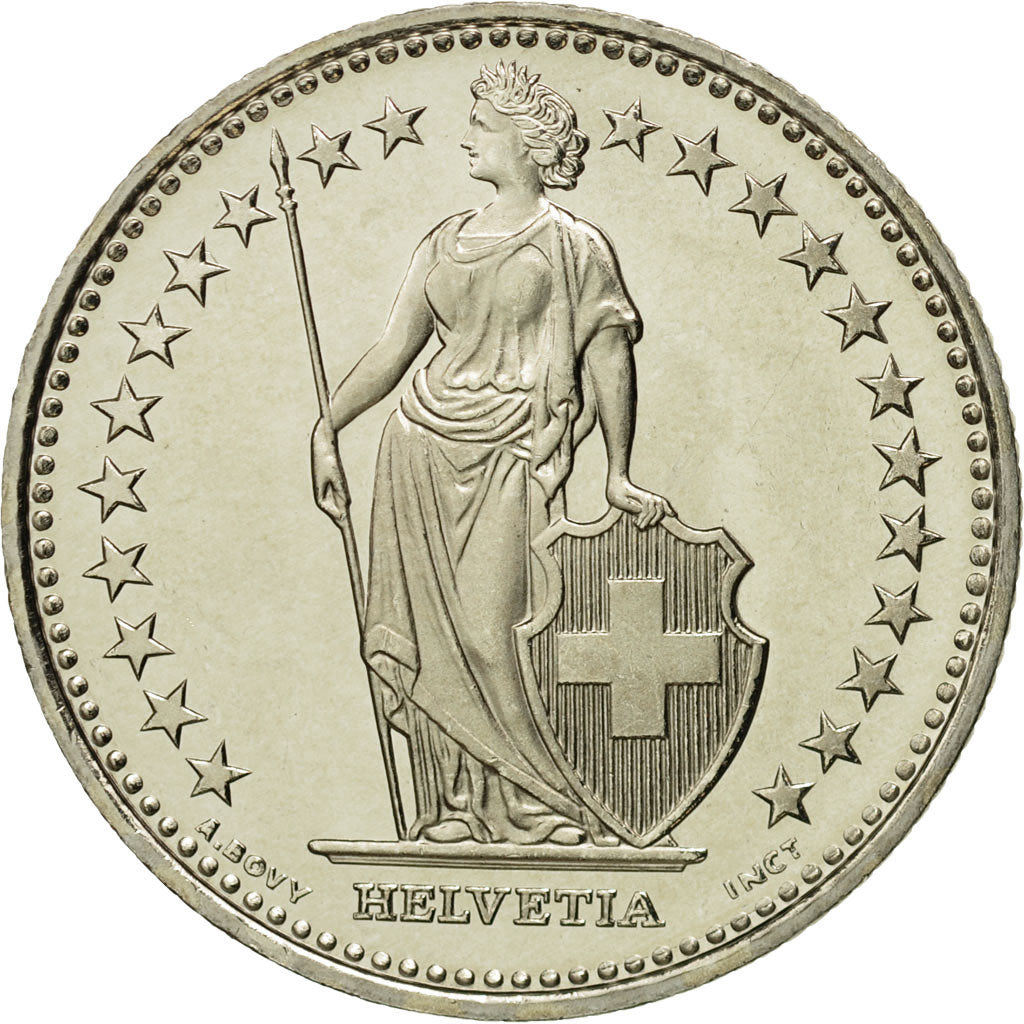 Switzerland, Franc, 2004, Bern, MS(65-70), Copper-nickel, KM:24a.3