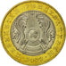 Kazakhstan, 100 Tenge, 2002, Kazakhstan Mint, FDC, Bi-Metallic, KM:39