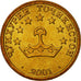 Moneda, Tayikistán, 10 Drams, 2001, St. Petersburg, FDC, Latón recubierto de