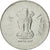 Moneta, INDIE-REPUBLIKA, Rupee, 2001, MS(65-70), Stal nierdzewna, KM:92.2
