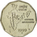 INDIA-REPUBLIC, 2 Rupees, 1999, MS(65-70), Copper-nickel, KM:121.3