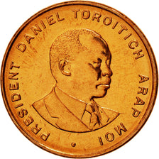 Kenya, 10 Cents, 1995, FDC, Brass plated steel, KM:31