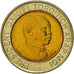 Coin, Kenya, 20 Shillings, 1998, British Royal Mint, MS(65-70), Bi-Metallic