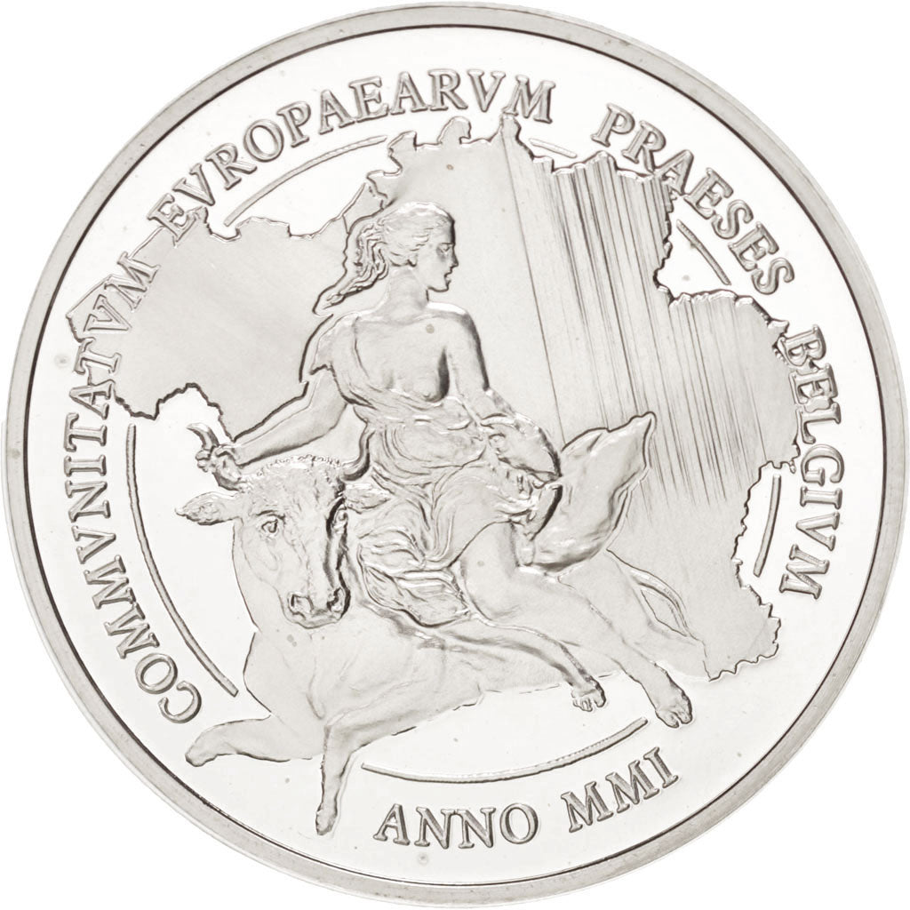 Belgio, Albert II, 500 Francs, 500 Frank, 2001, FDC, Argento, KM:222