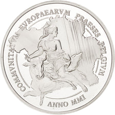 Belgio, Albert II, 500 Francs, 500 Frank, 2001, FDC, Argento, KM:222