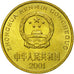 CHINA, PEOPLE'S REPUBLIC, 5 Jiao, 2001, MS(65-70), Brass, KM:336