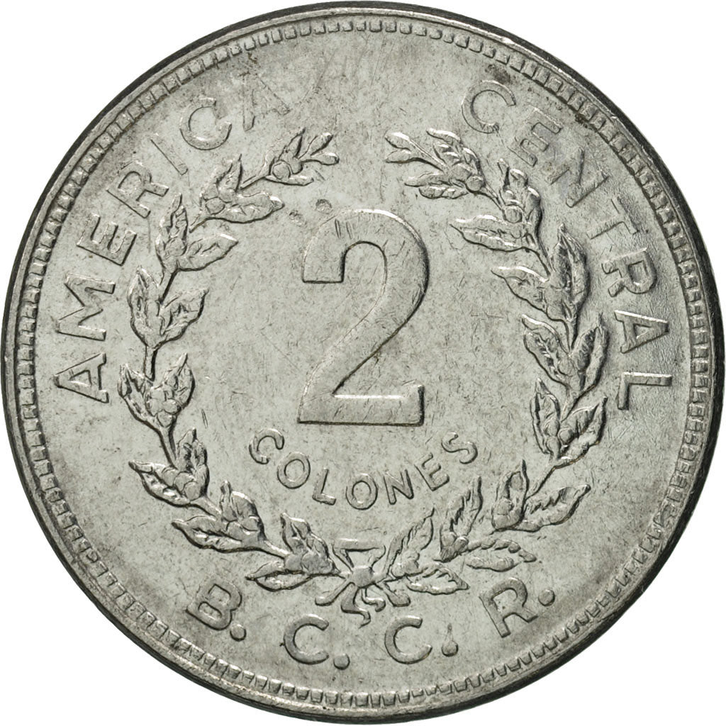 Moneta, Costa Rica, 2 Colones, 1983, FDC, Acciaio inossidabile, KM:211.1