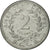 Coin, Costa Rica, 2 Colones, 1983, MS(65-70), Stainless Steel, KM:211.1