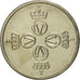 Coin, Norway, Olav V, 25 Öre, 1982, MS(65-70), Copper-nickel, KM:417